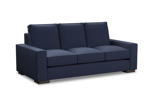 Edgewater Peyton Dark Blue 84" Sofa W/ 3 Cushions (0)