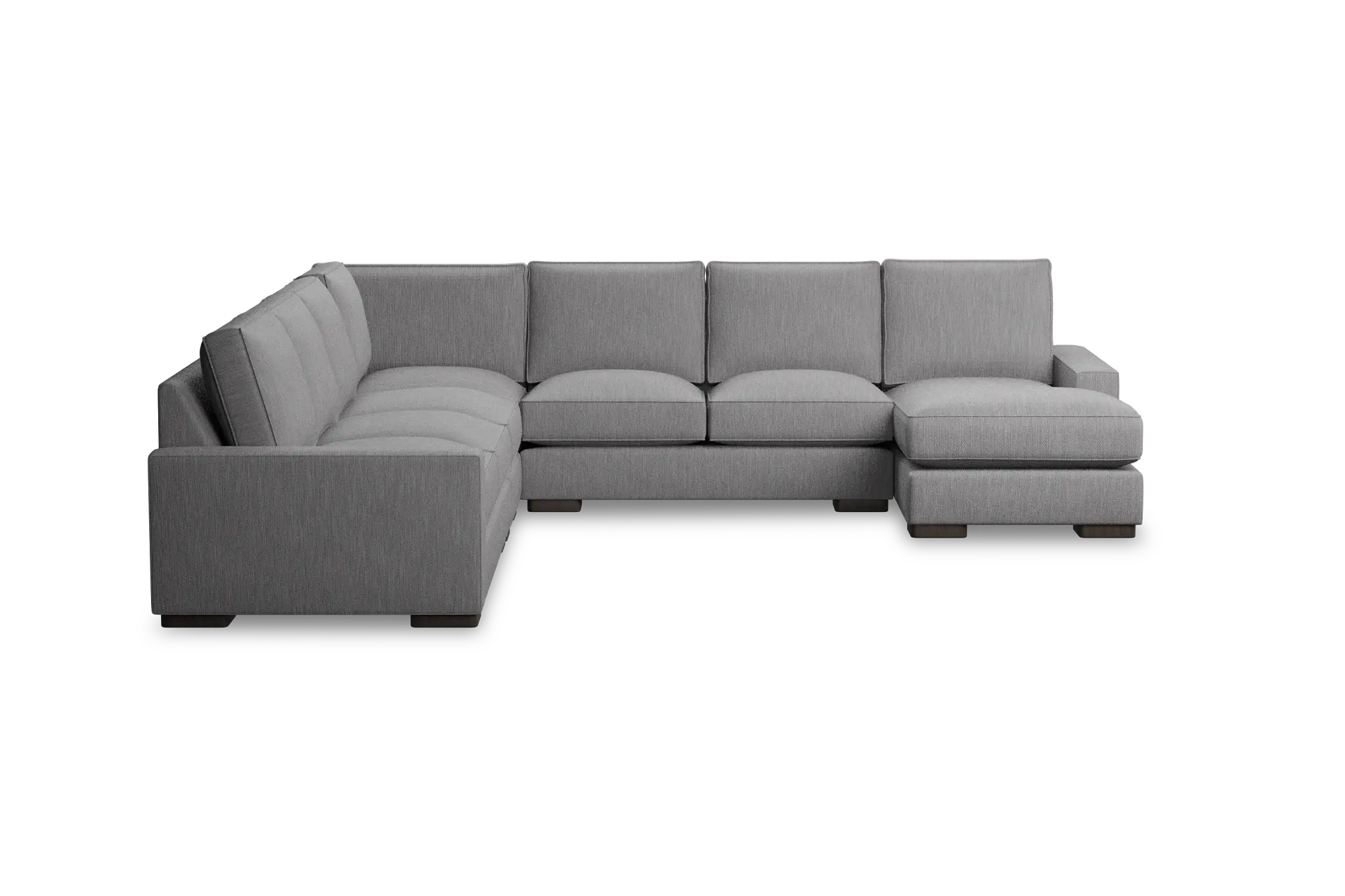 Edgewater Revenue Gray Large Right Chaise Sectional Edgewater Revenue Gray Large Right Chaise Sectional