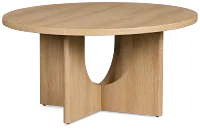 Lyndie Light Tone Round Coffee Table