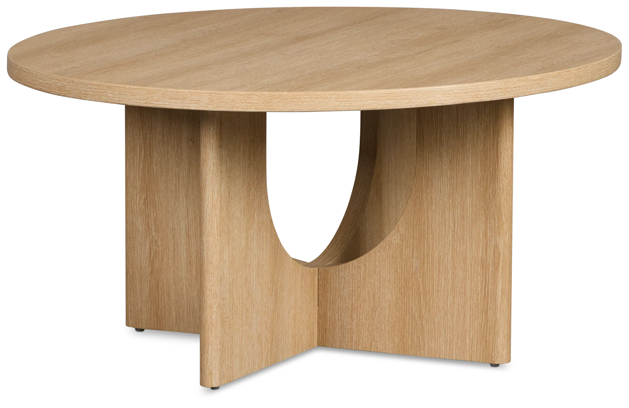 Lyndie Light Tone Round Coffee Table