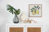 Suny Beige Framed Canvas Wall Art