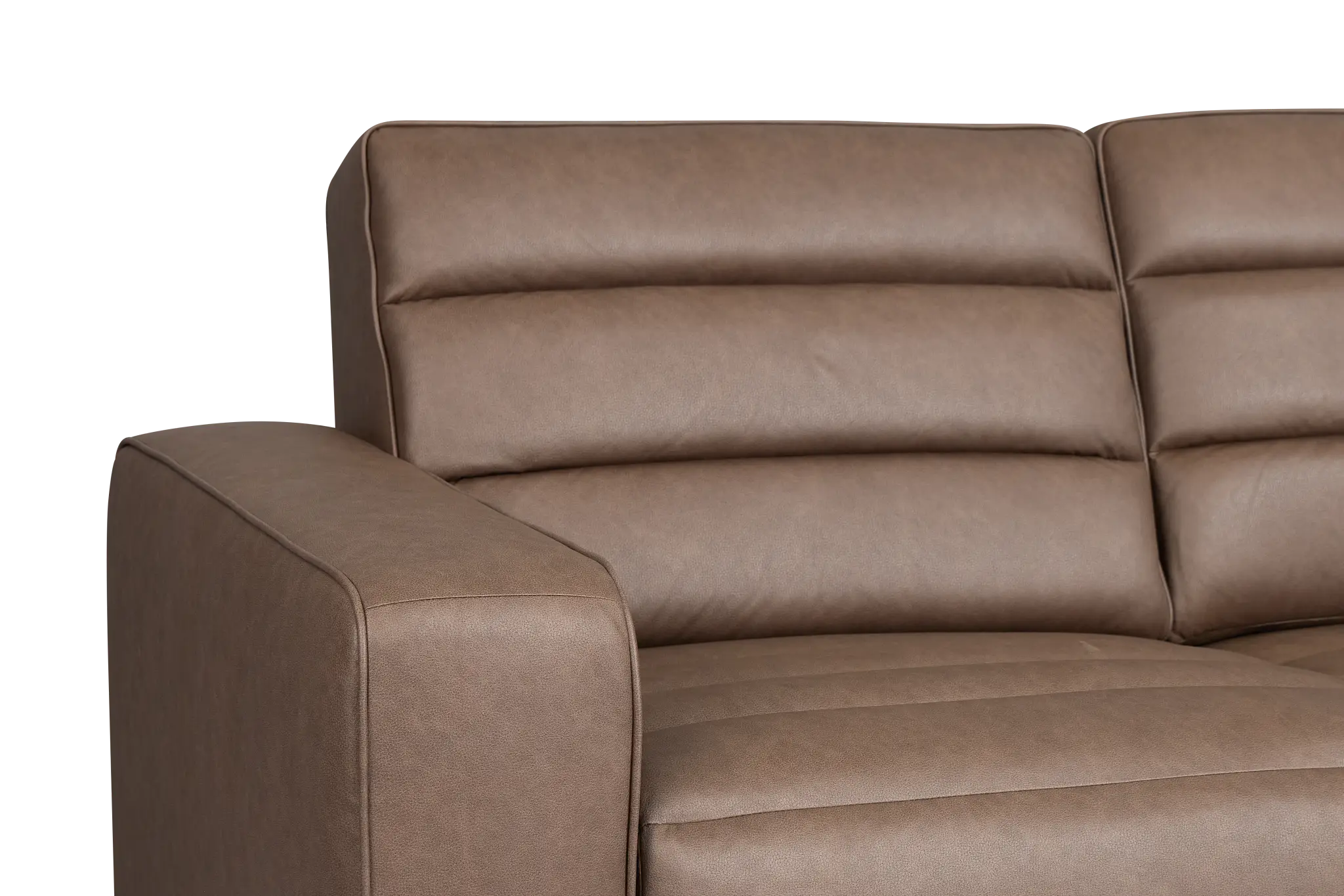 Sawyer Dark Brown Micro 3-piece Modular Power Sofa Sawyer Dark Brown Micro 3-piece Modular Power Sofa