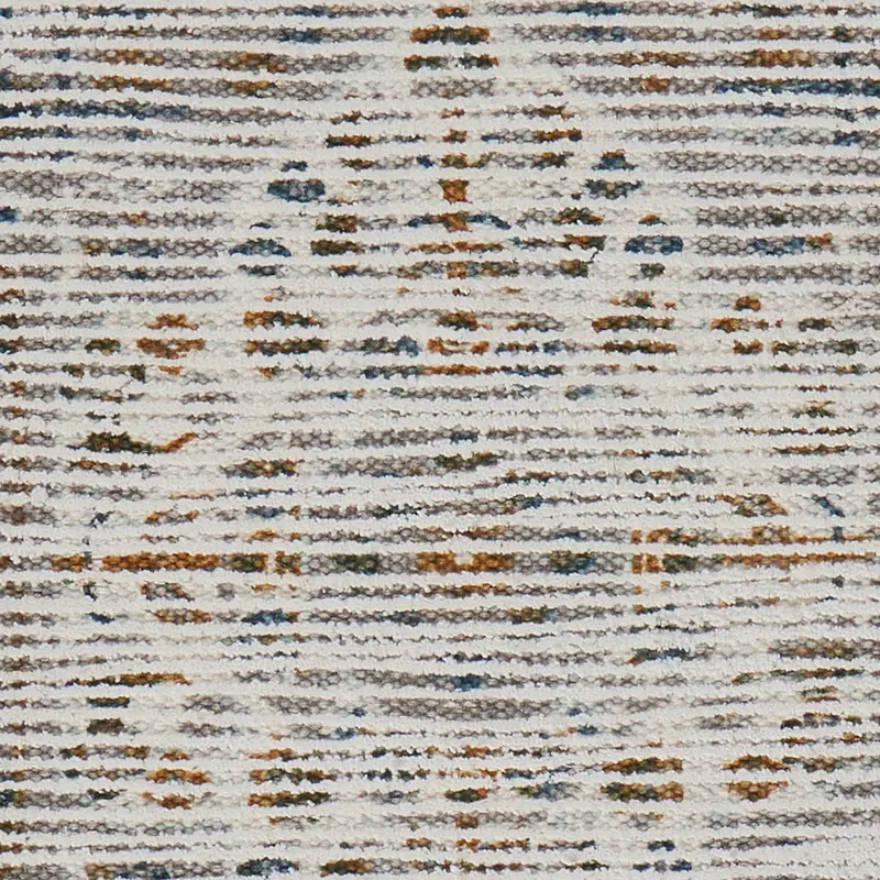 BLUE Dionne Blue Hide 5x8 Area Rug