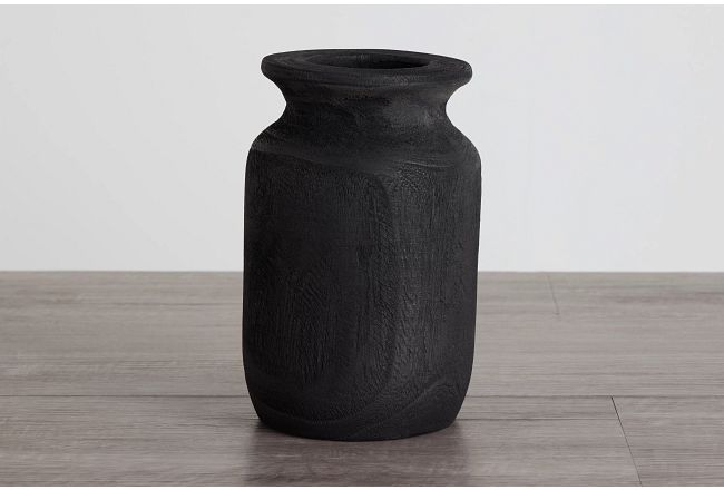 Elza Black 6" Vase