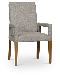 Provo Gray Upholstered Arm Chair