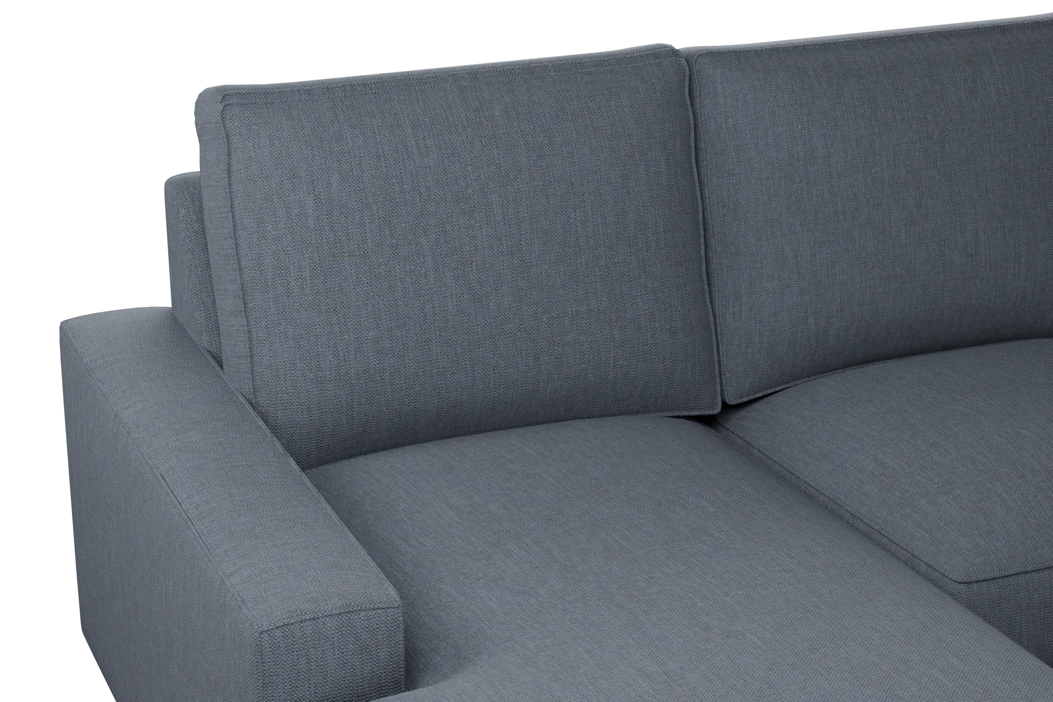 Edgewater Victory Dark Blue Medium Left Chaise Sectional