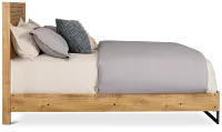 Perry Light Tone Panel Bed