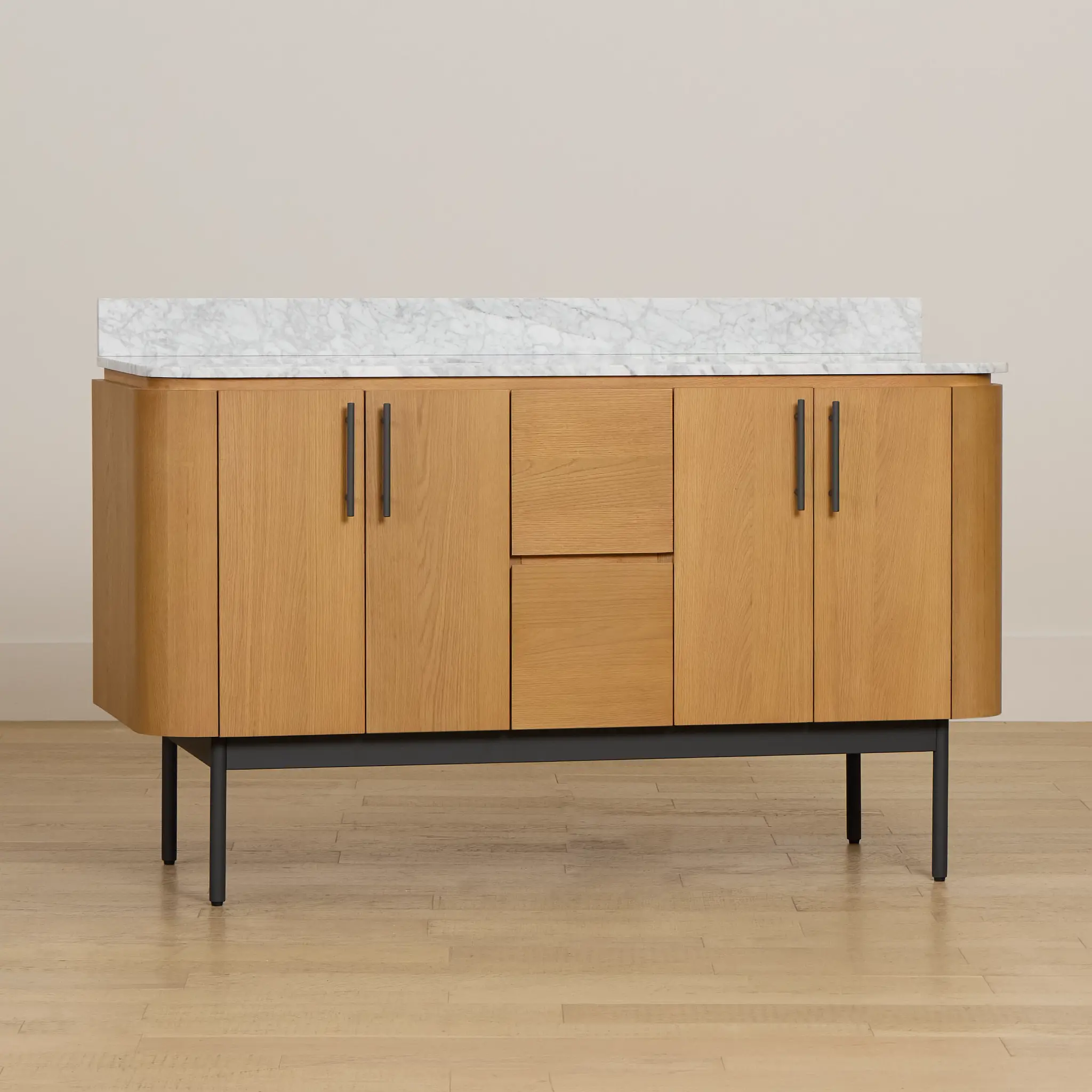 Nomad Light Tone 60" Double Bathroom Vanity Nomad Light Tone 60" Double Bathroom Vanity