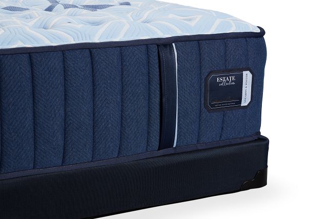 Stearns & Foster Estate Firm Low-profile Mattress Set