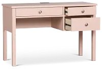 Charleston Pink 3-drawer Desk