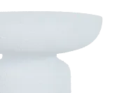 Beverly White Accent Stool