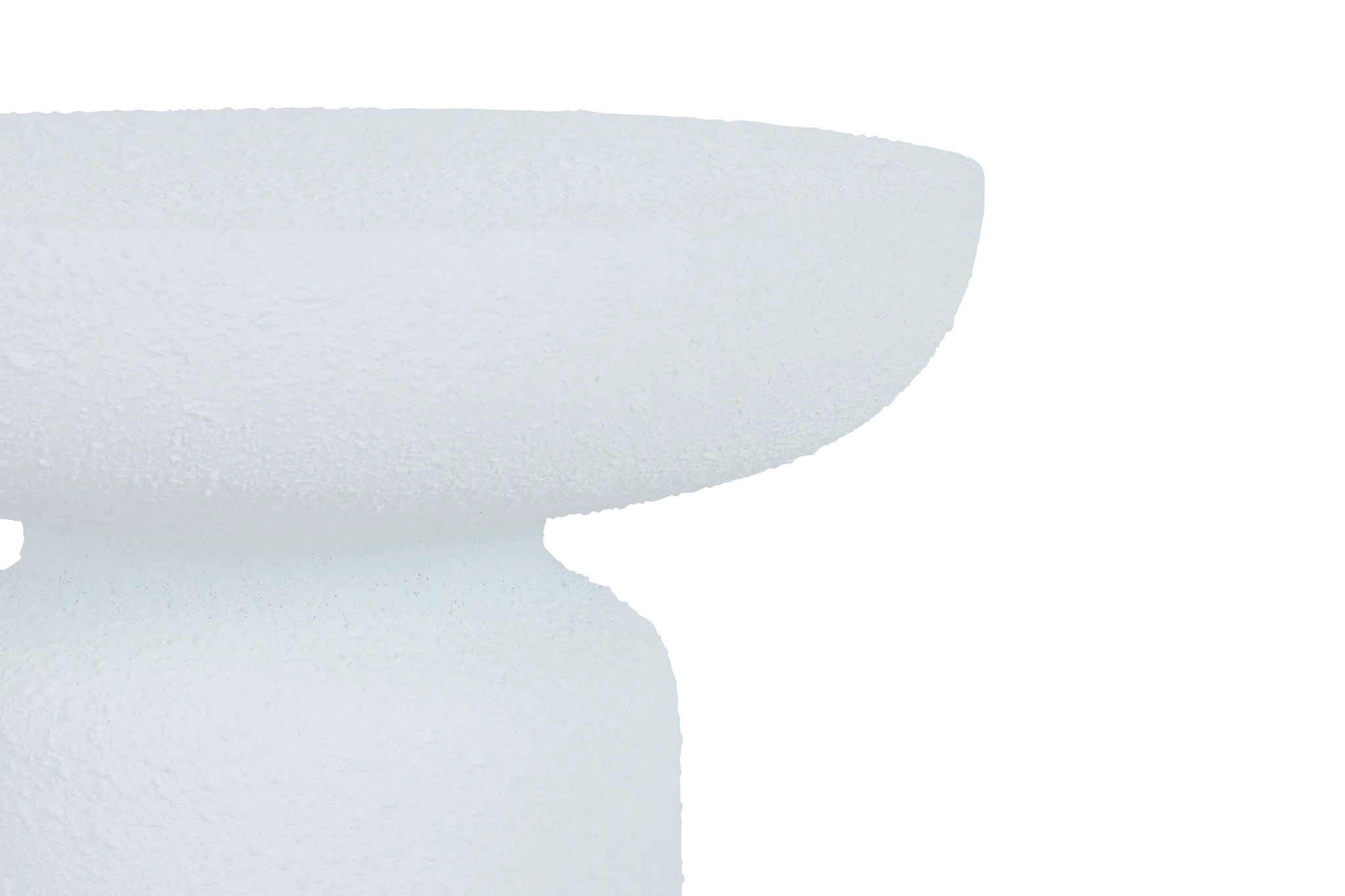 Beverly White Accent Stool