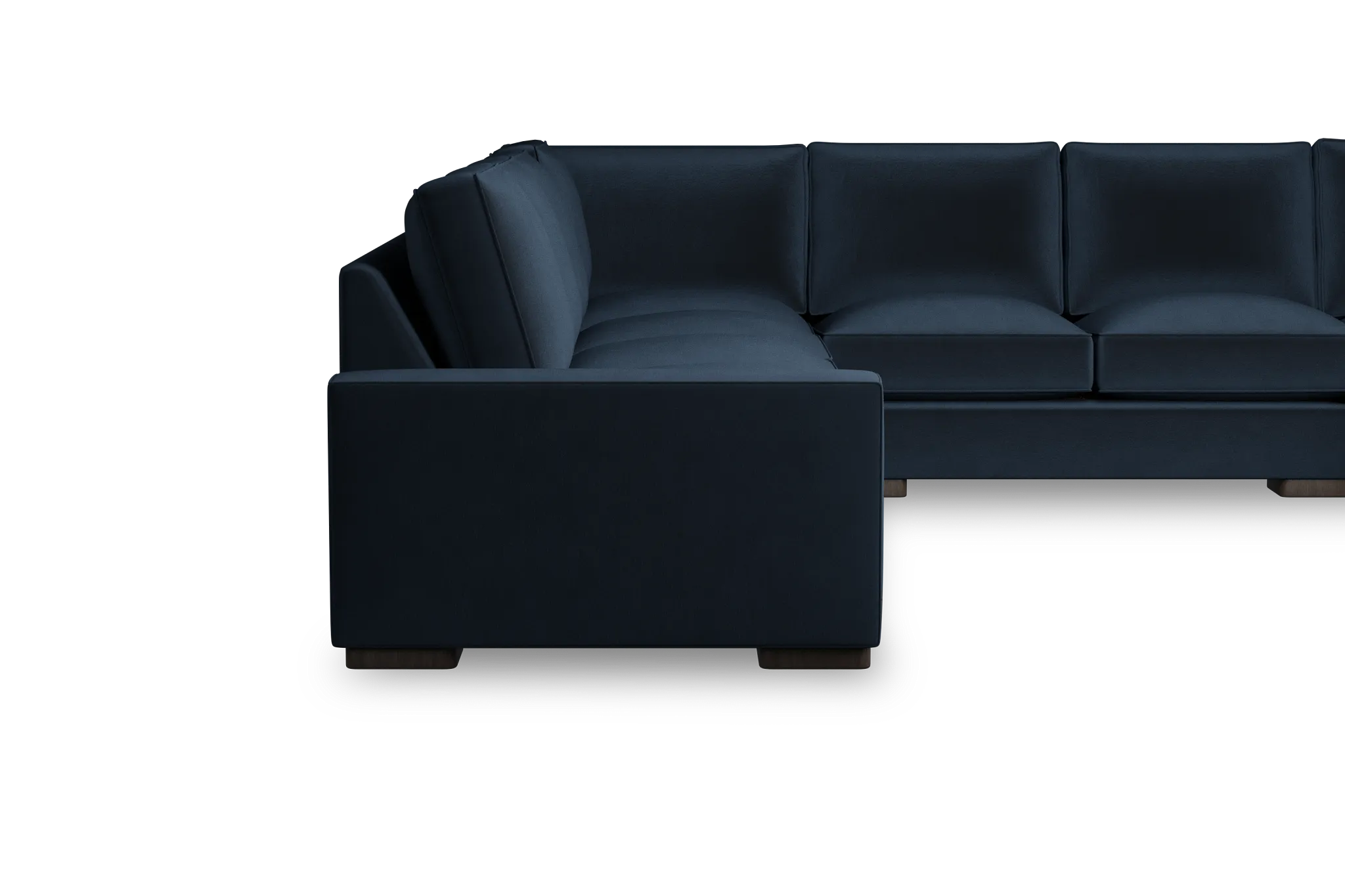 Edgewater Joya Dark Blue Large Right Chaise Sectional