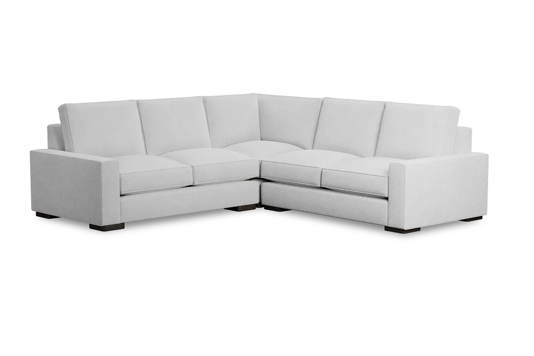 Edgewater Suave White Small Two-arm Sectional
