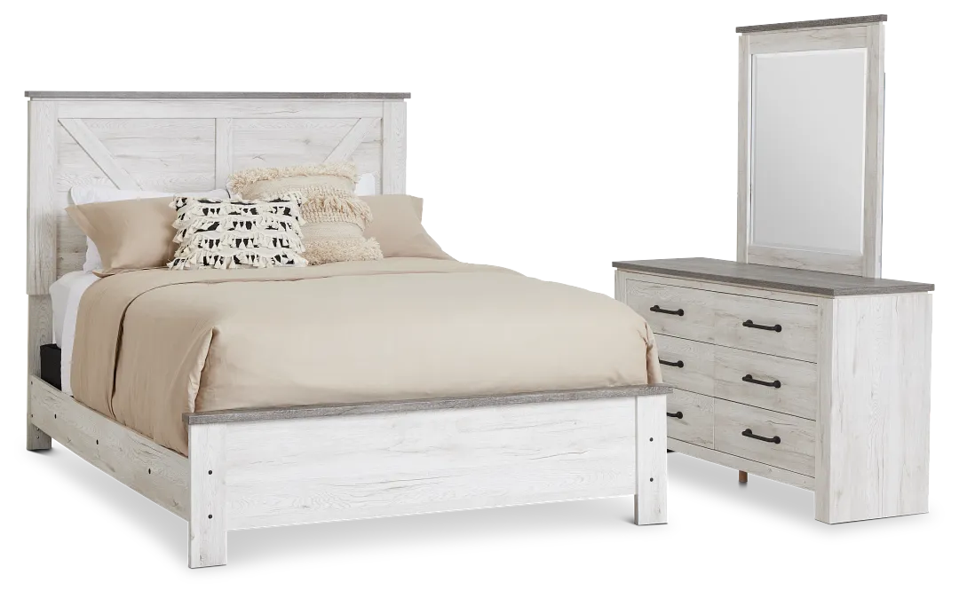 Blueridge Two-tone Panel Bedroom