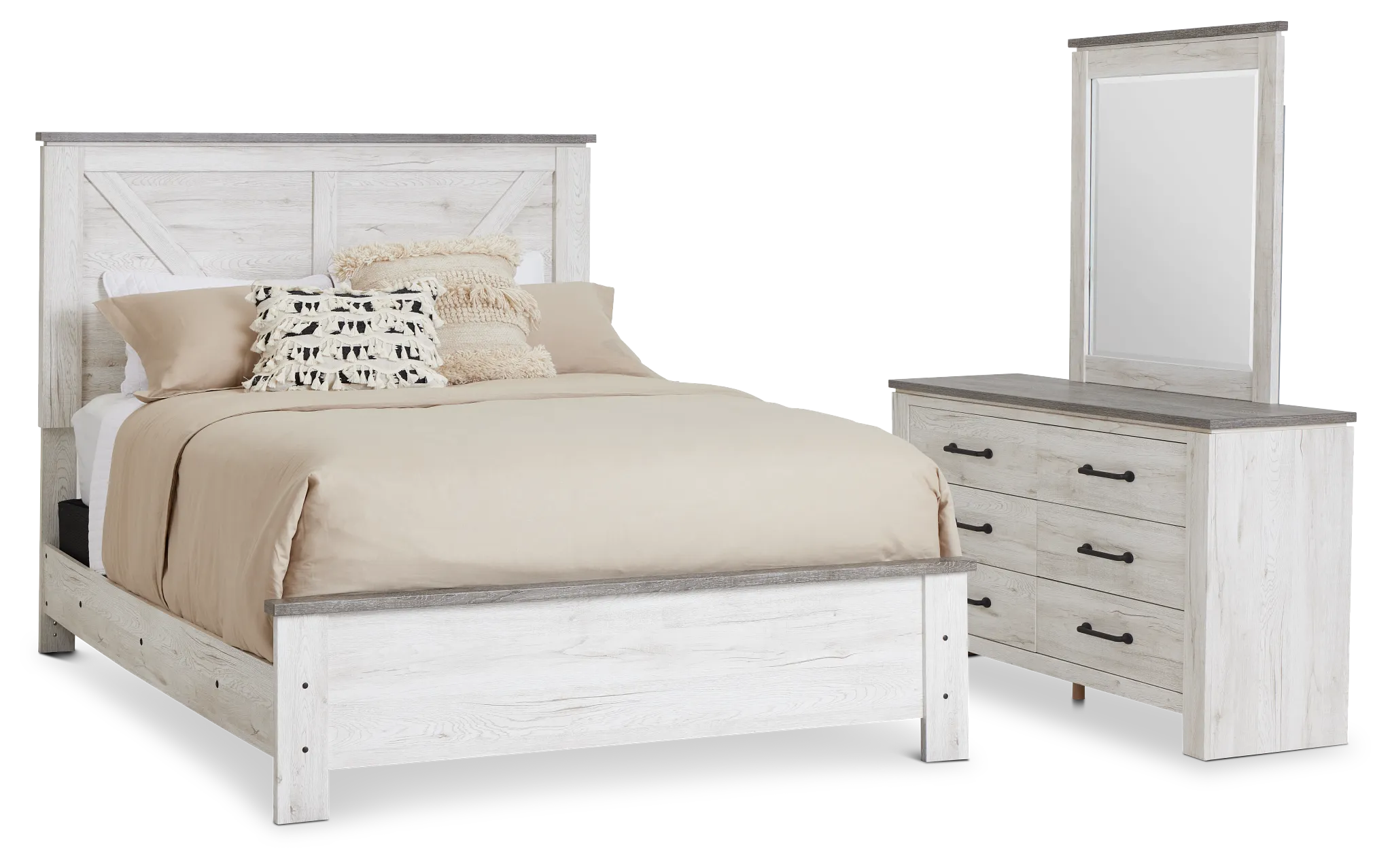 Blueridge Two-tone Panel Bedroom