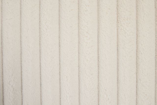 Charlie Ivory Fabric Chaise