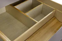 Newport Gray Large Peninsula Door Wall Desk