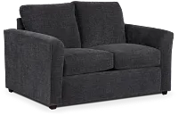 Maxie Dark Gray Micro Loveseat