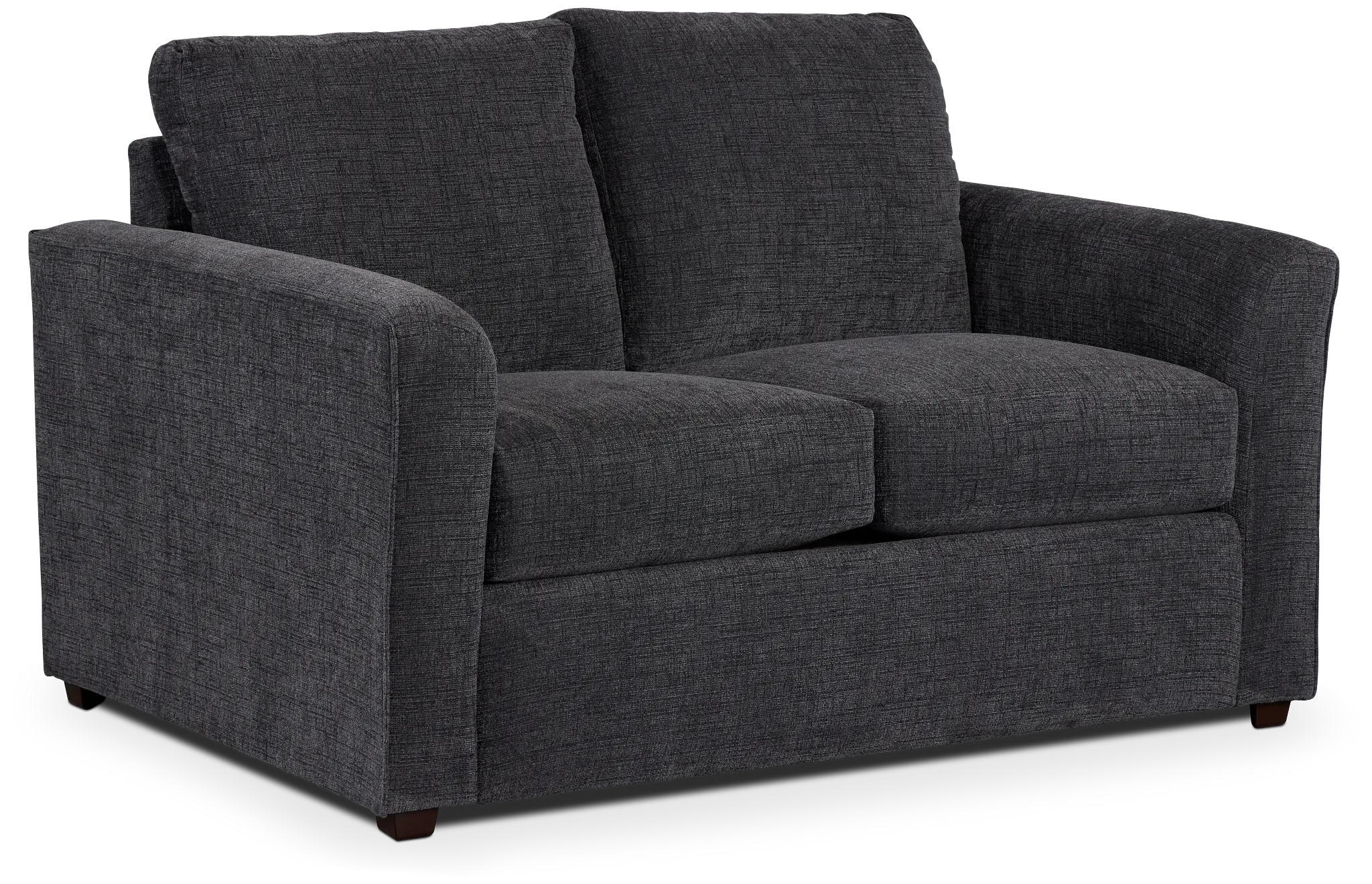 Maxie Dark Gray Micro Loveseat