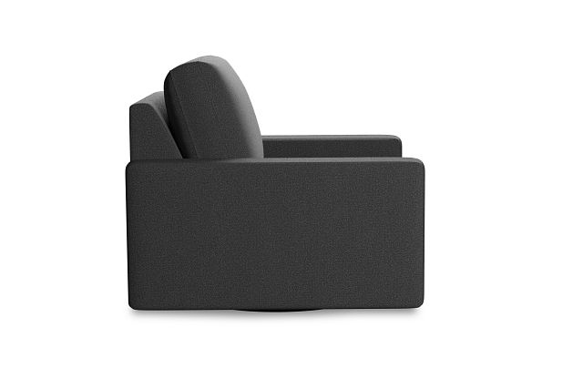 Edgewater Delray Dark Gray Swivel Chair (1)