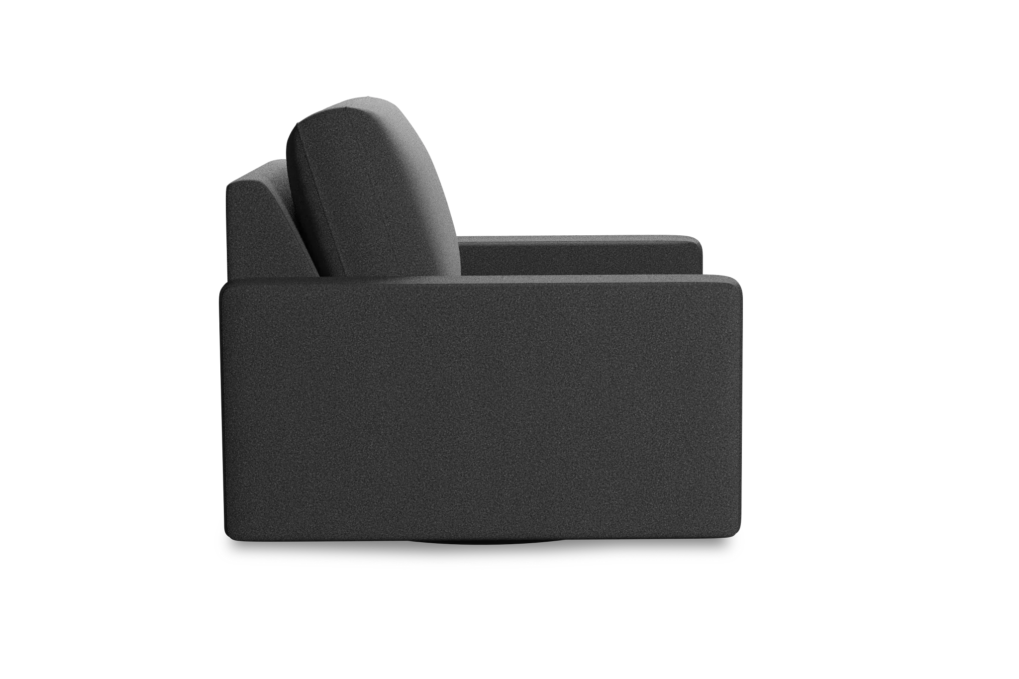 Edgewater Delray Dark Gray Swivel Chair