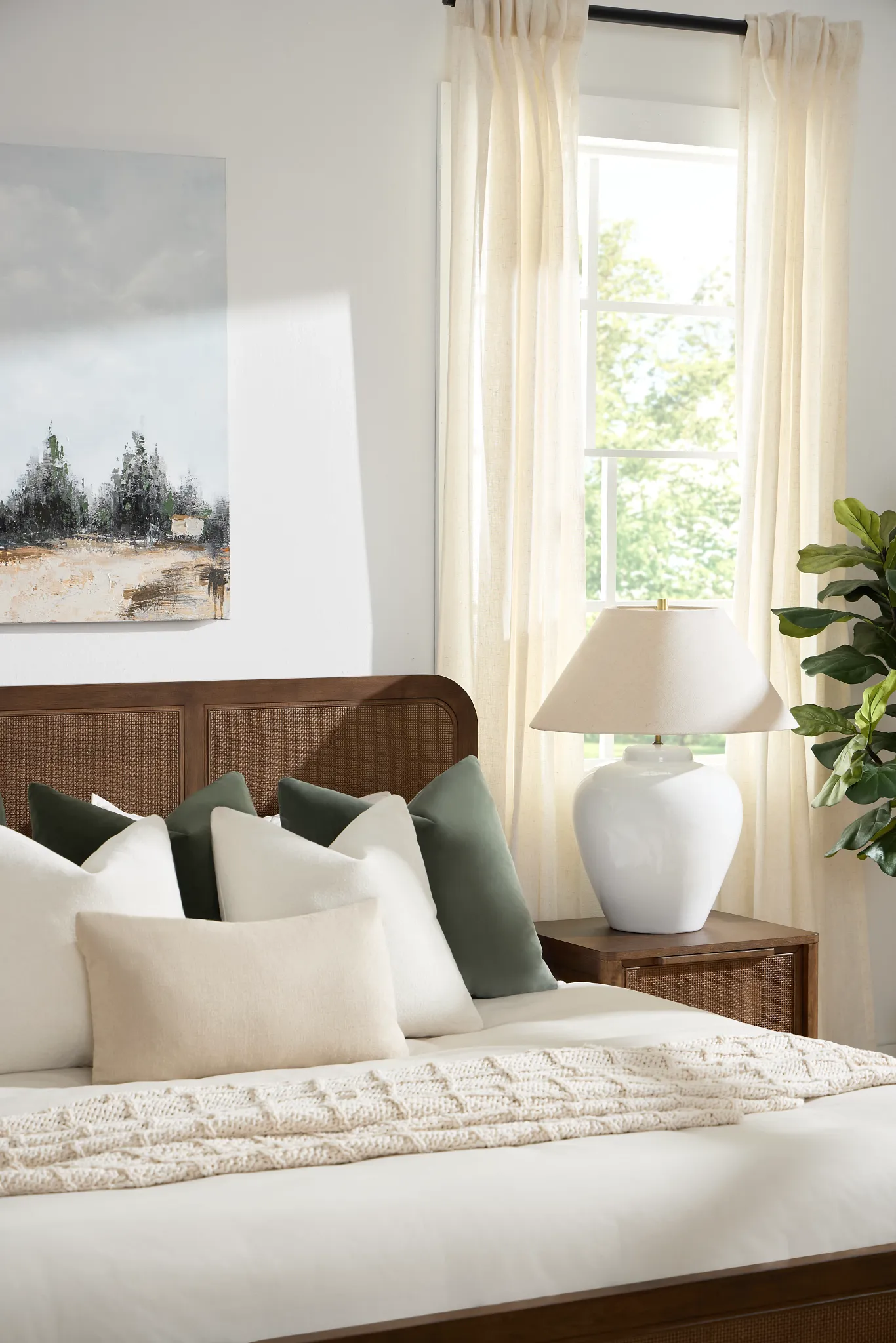 Pacific Mid Tone Platform Bed