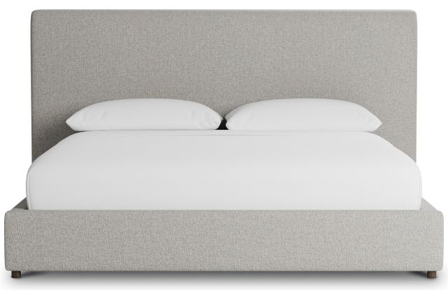 Gayton Elavation Khaki 54" Upholstered Platform Bed