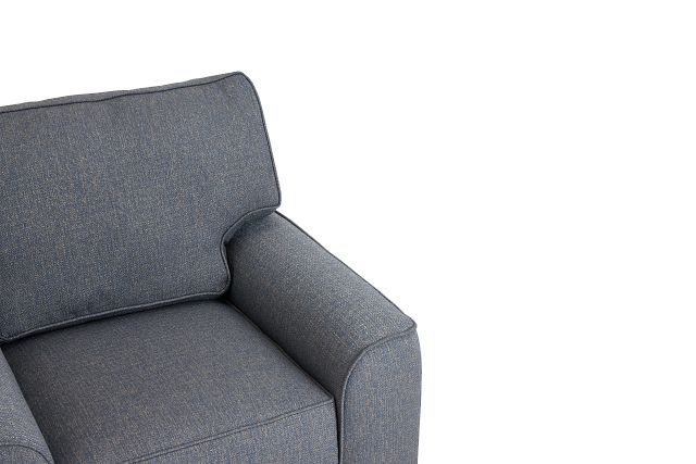 Austin Blue Fabric Chair (2)