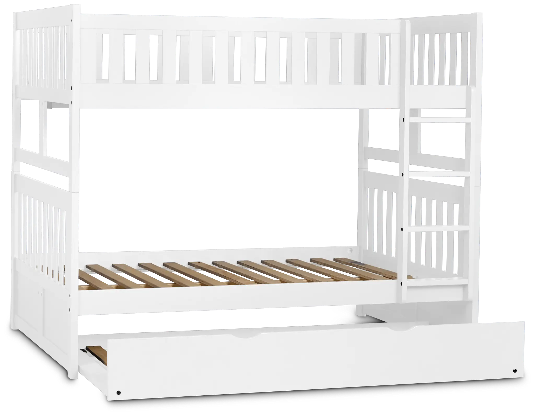 Charleston White Trundle Bunk Bed Charleston White Trundle Bunk Bed