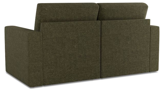 Citymod Green Fabric 2-piece Modular Sofa