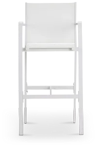 Lisbon White 30" Barstool