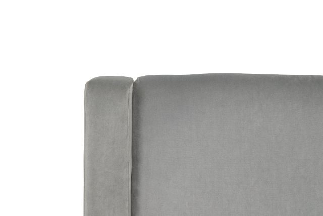 Mckinney Gray Uph Panel Bed