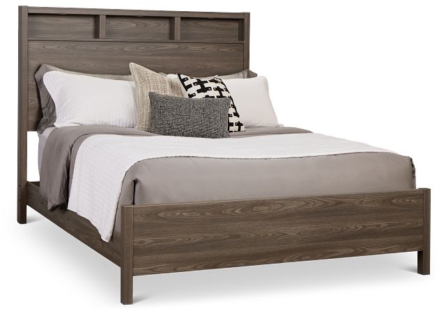 Warren Gray Panel Bed