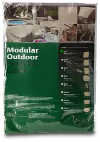 Khaki Left Modular End Piece Outdoor Cover