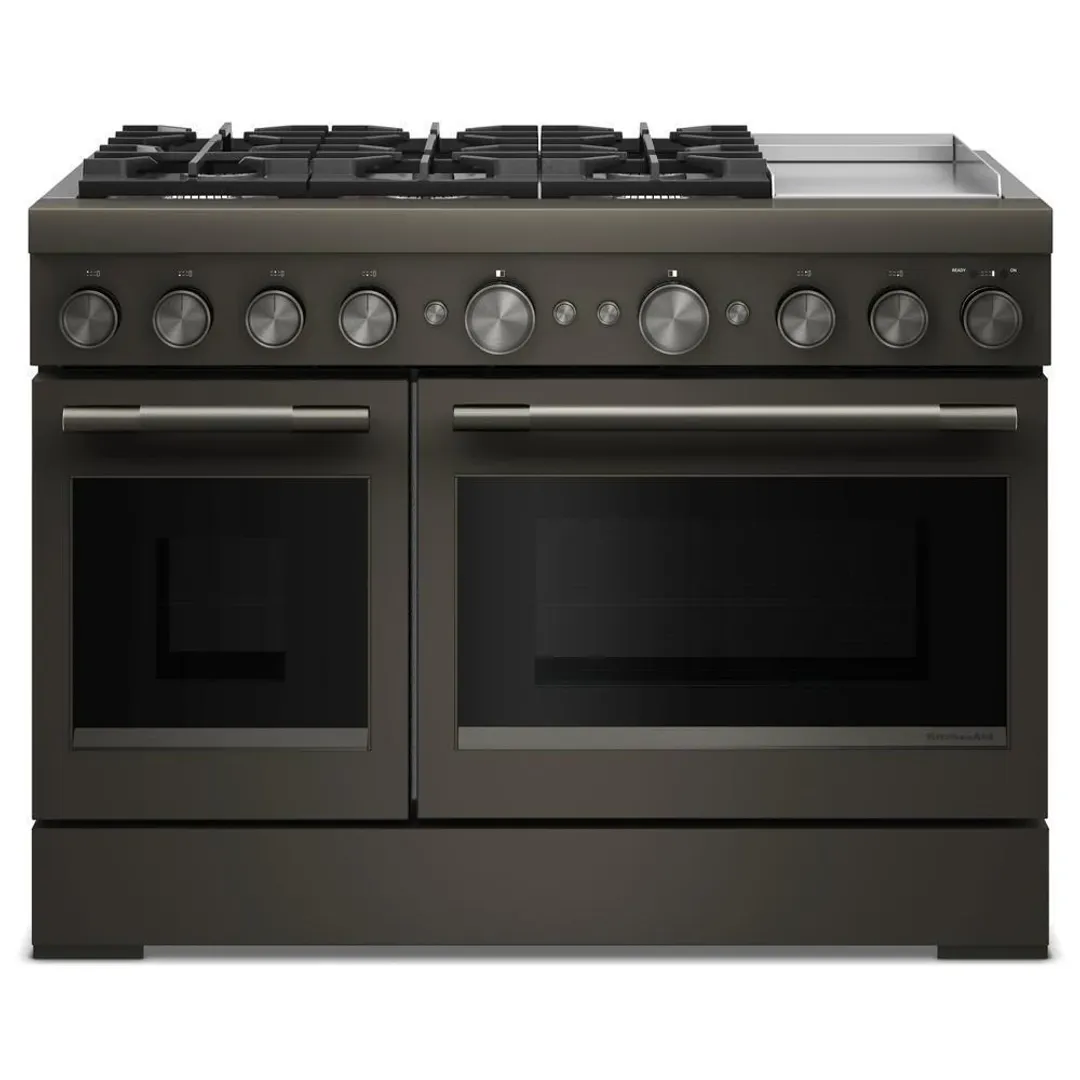 Kitchenaid 948 Series Black Dual Fuel Range