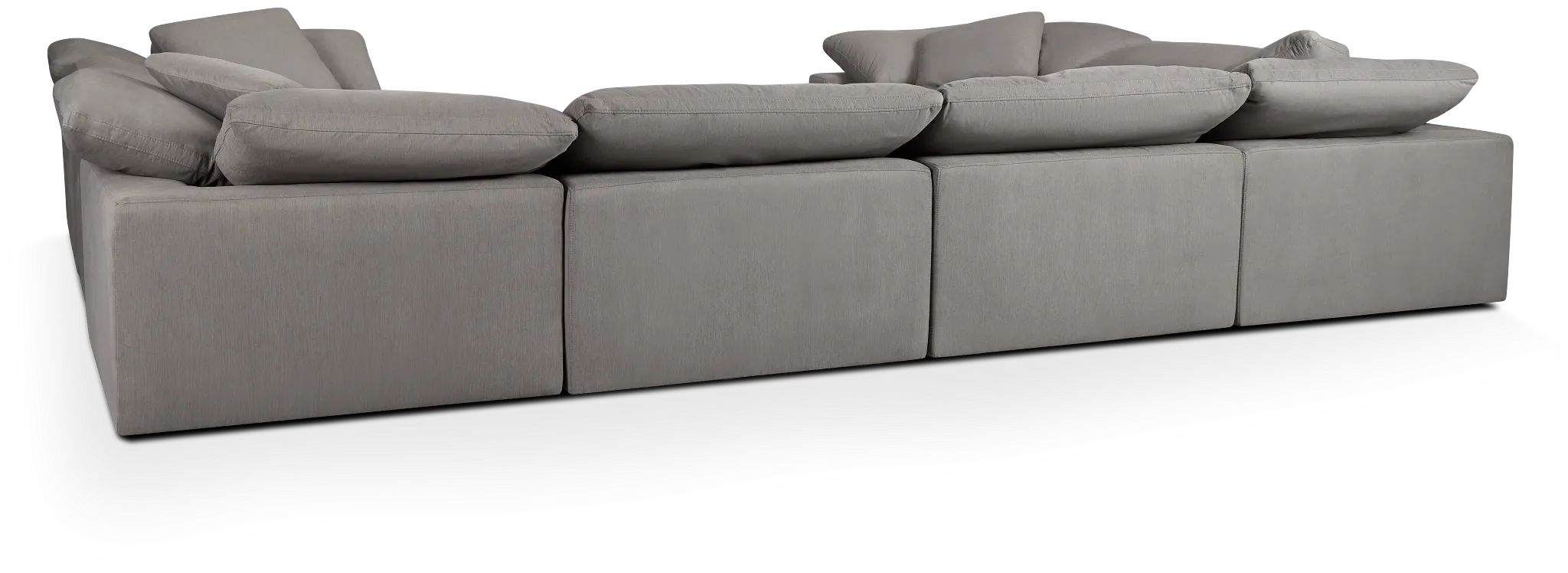 Nixon Light Gray Fabric 8-piece Modular Sectional