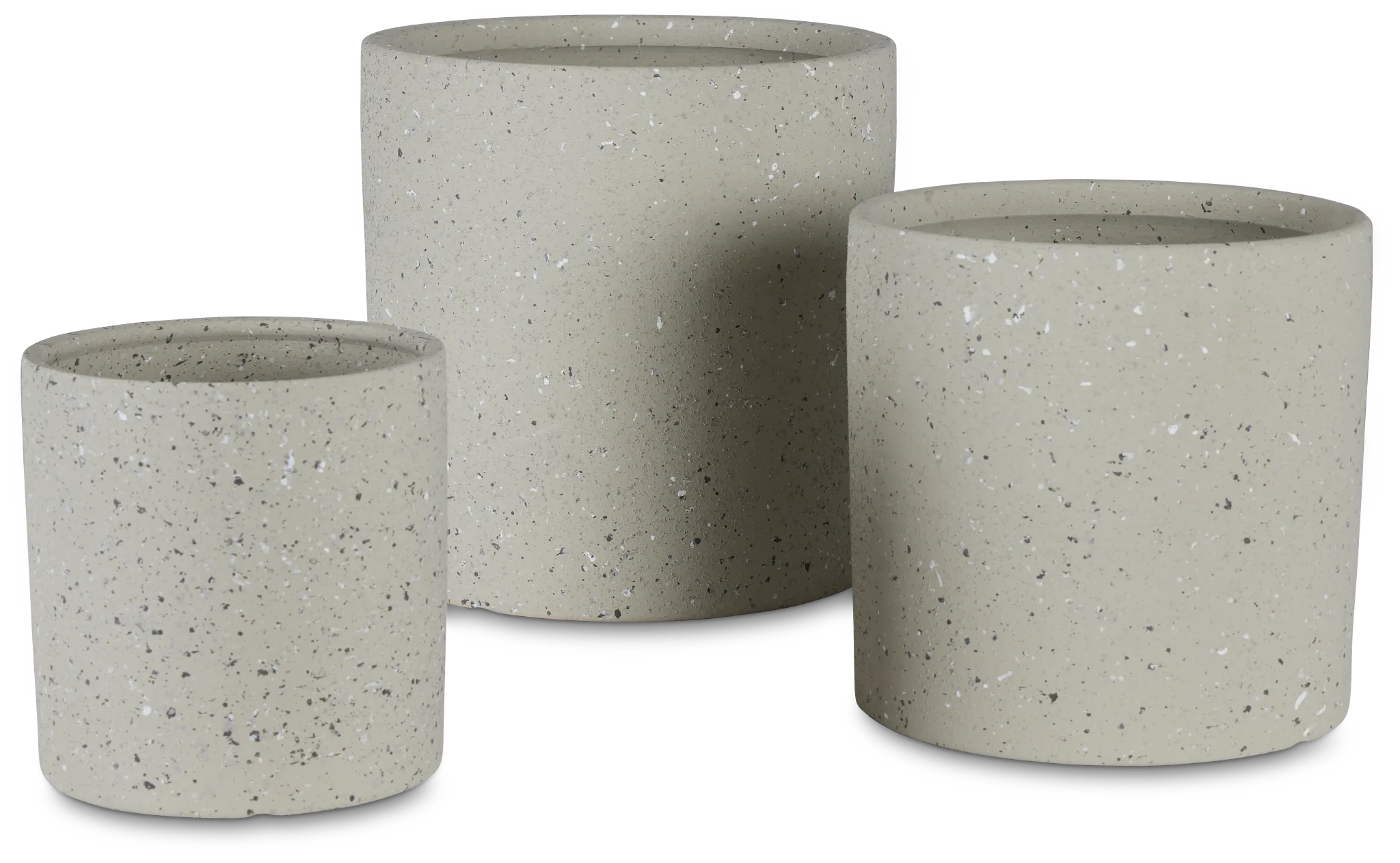 Diego Beige Set Of 3 Planter