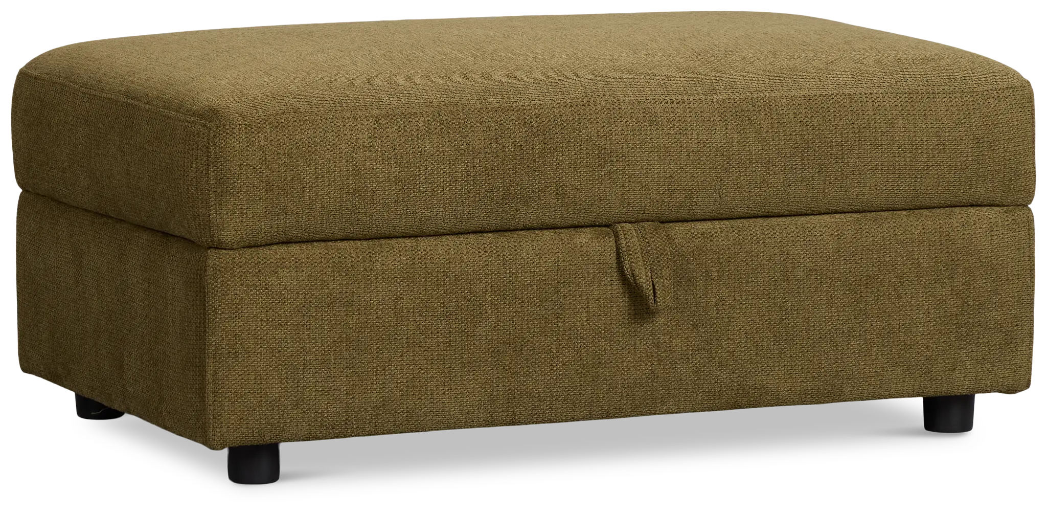 Carmen Green Fabric Storage Ottoman Carmen Green Fabric Storage Ottoman