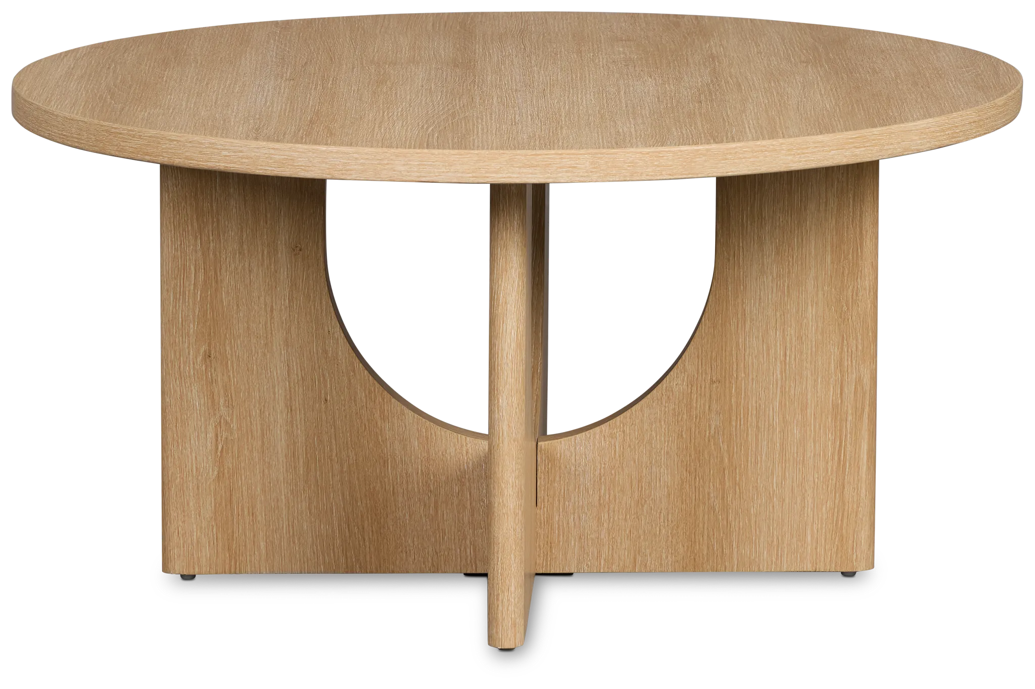 Lyndie Light Tone Round Coffee Table