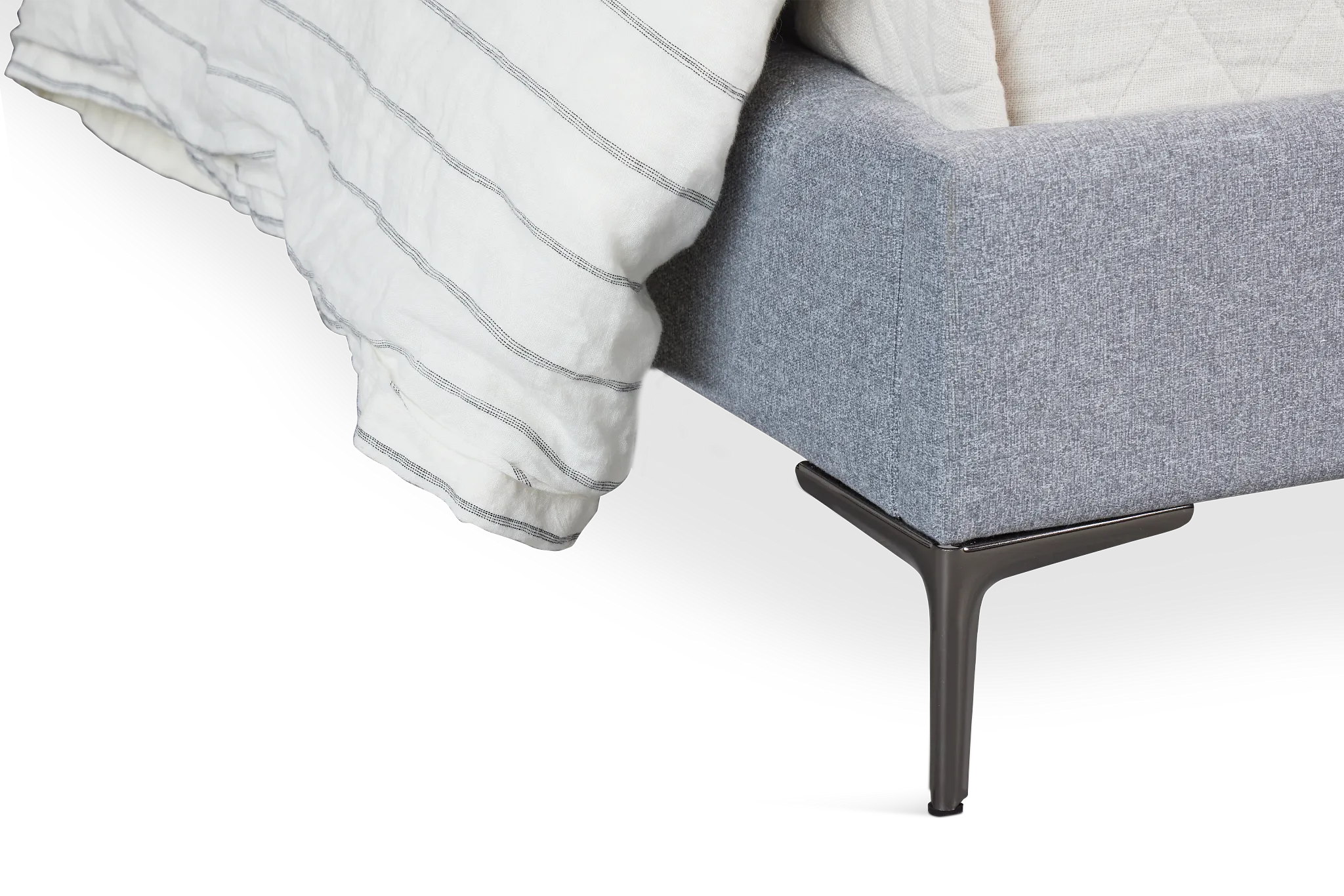 Kent Gray Uph Panel Bed