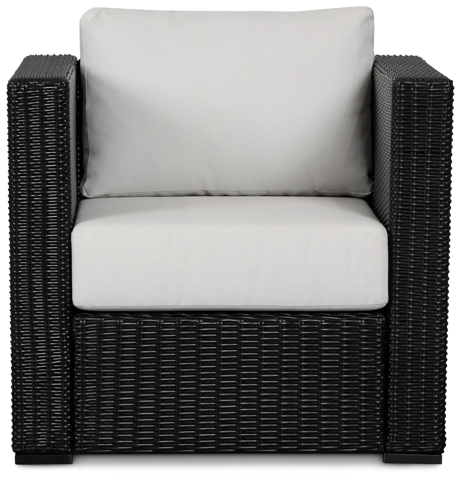 Montecito Black Chair With Light Beige Cushions Montecito Black Chair With Light Beige Cushions