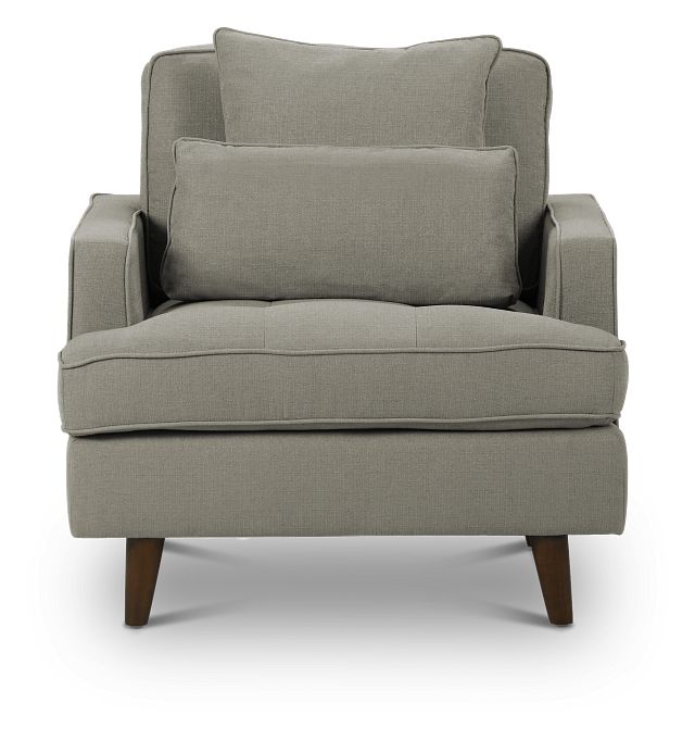 Tori Light Gray Fabric Chair