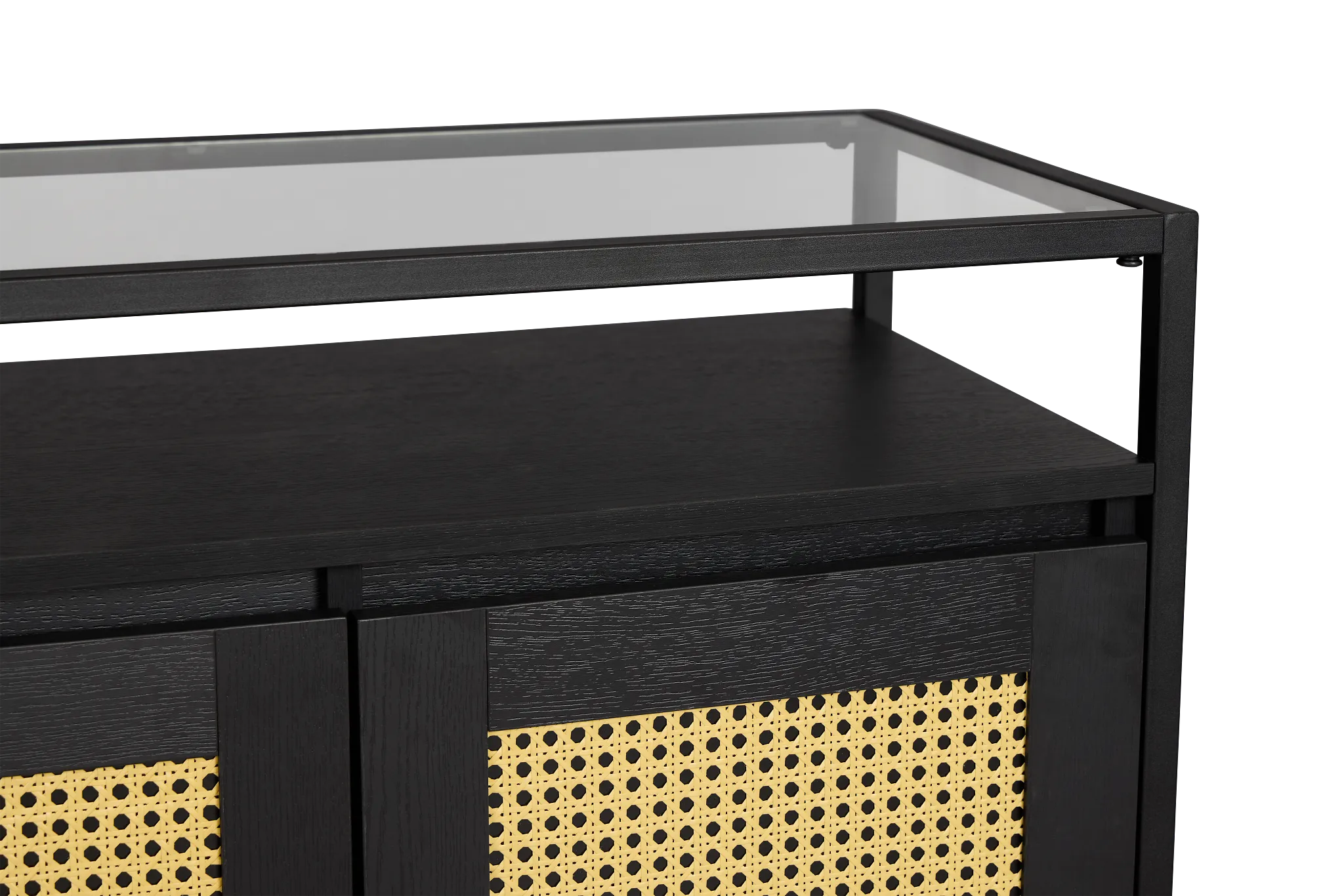 Dax Black Two-door Cabinet