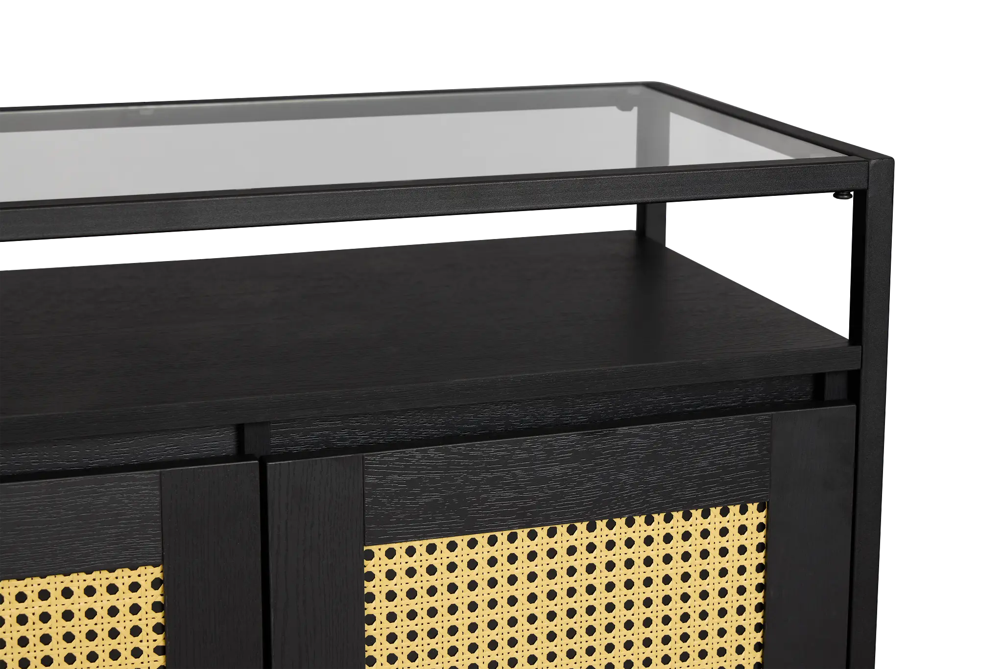 Dax Black Two-door Cabinet Dax Black Two-door Cabinet