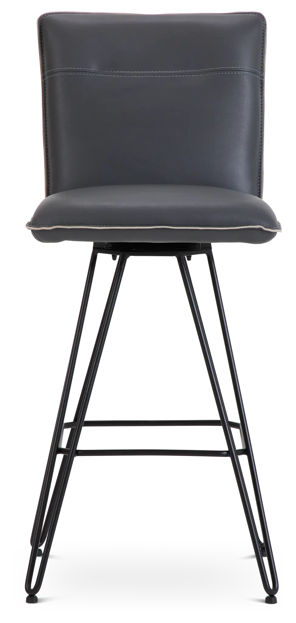 Demi Dark Gray Swivel 30" Upholstered Barstool Demi Dark Gray Swivel 30" Upholstered Barstool