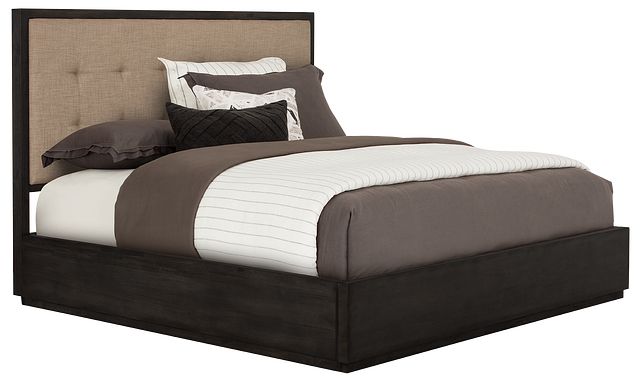 Madden Dark Tone Platform Storage Bed