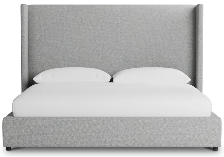 Captiva Suave White 60" Upholstered Shelter Bed