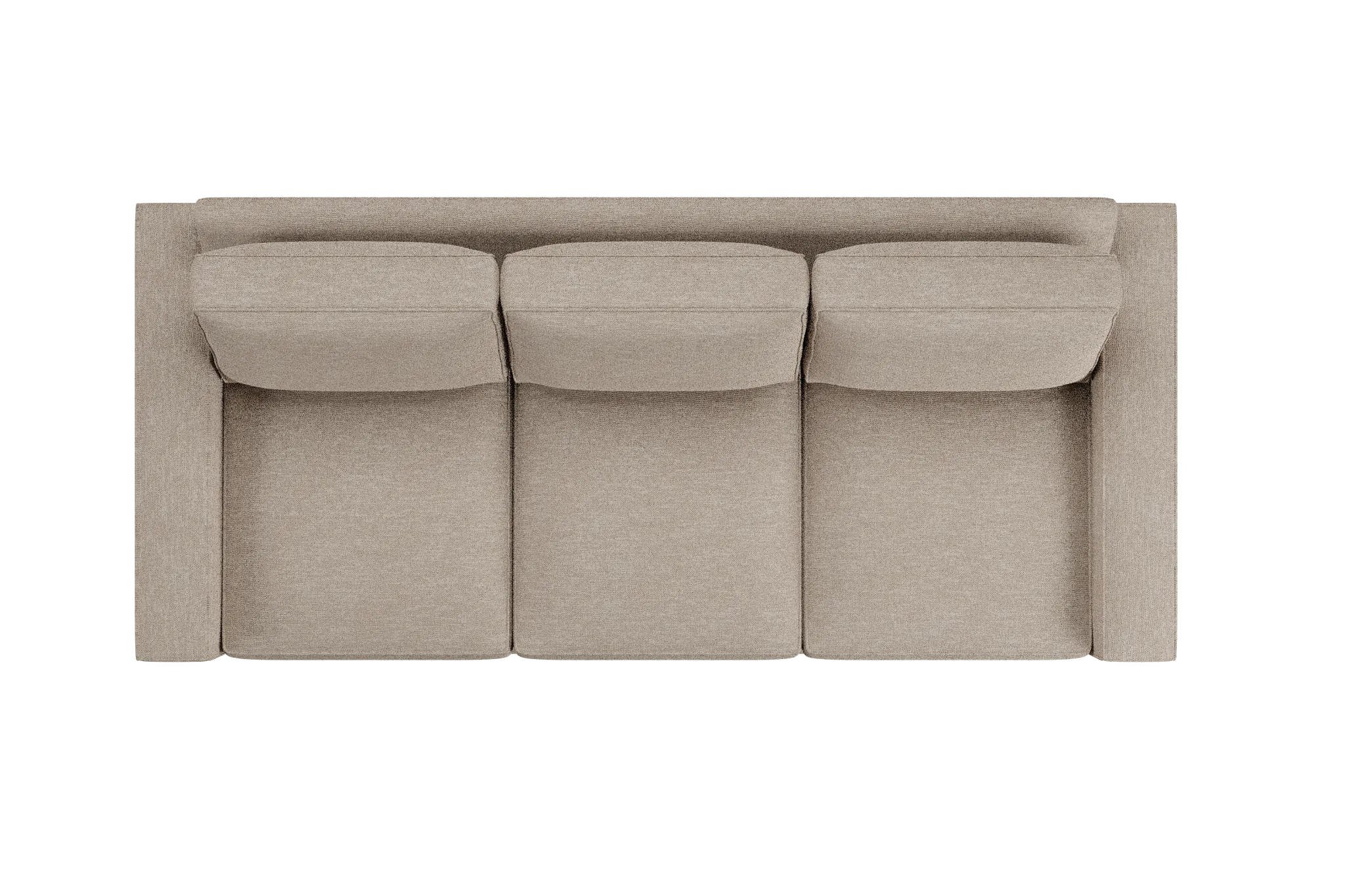 Edgewater Victory Taupe 96" Sofa W/ 3 Cushions