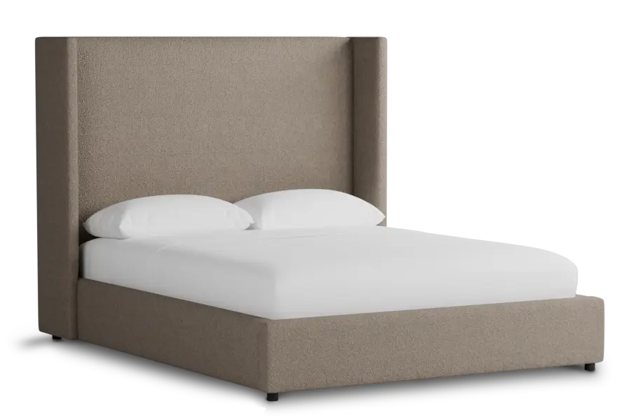 Captiva Elite Brown 60" Upholstered Shelter Bed Captiva Elite Brown 60" Upholstered Shelter Bed